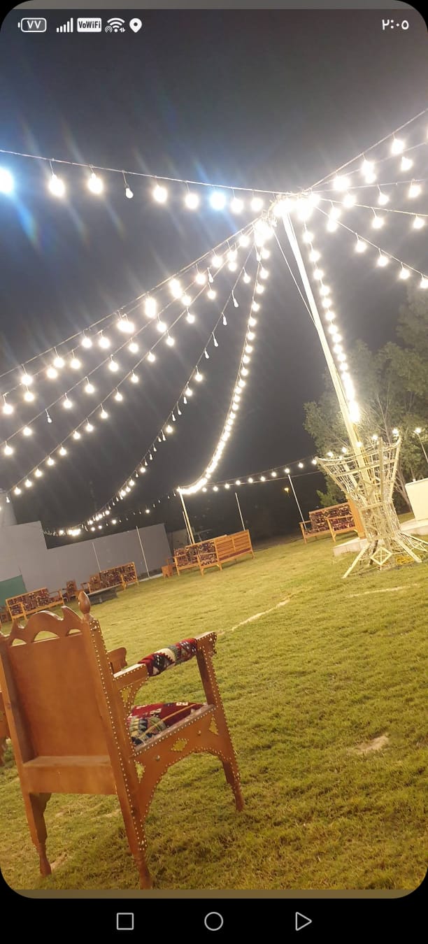 تأجير اضاءات وزينة